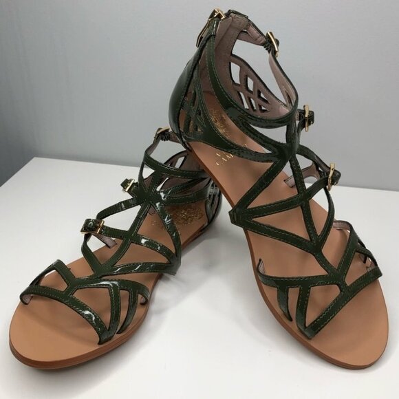 Vince  Camuto Green Vo-Silla Gladiator Sandals Size 6 - Picture 1 of 8